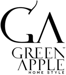 GA GREEN APPLE HOME STYLE logo