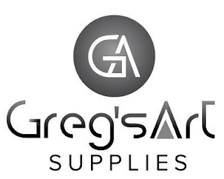 GA GREG'S ART SUPPLIES logo
