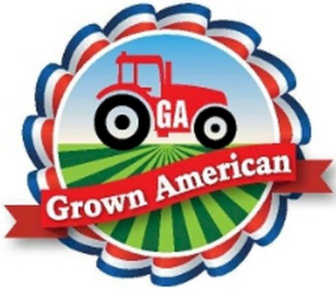 GA GROWN AMERICAN logo