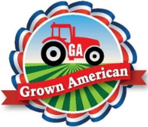 GA GROWN AMERICAN logo