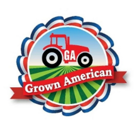 GA GROWN AMERICAN logo