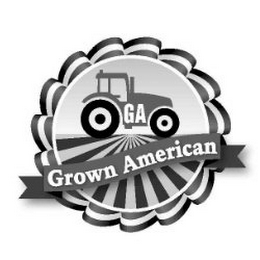 GA GROWN AMERICAN logo