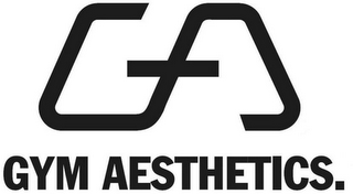 GA GYM AESTHETICS. logo