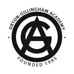 GA ORTON-GILLINGHAM ACADEMY · FOUNDED 1995 · logo