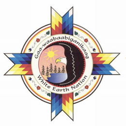 GAA-WAABAABIGANIKAAG WHITE EARTH NATION logo