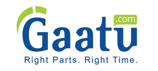 GAATU.COM RIGHT PARTS. RIGHT TIME logo