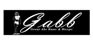 GABB GREAT ABS BUNS & BICEPS logo