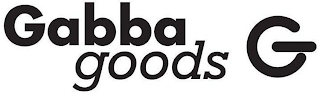 GABBA GOODS G logo