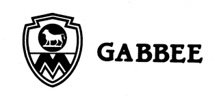 GABBEE M logo