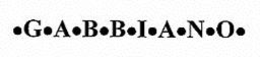 ·G·A·B·B·I·A·N·O· logo