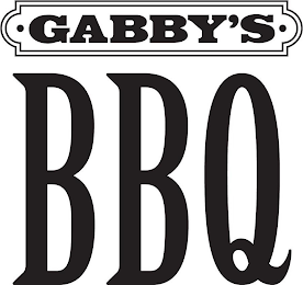 · GABBY'S BBQ · logo