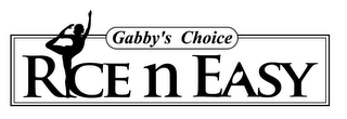 GABBY'S CHOICE RICE N EASY logo