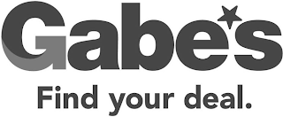 GABE'S FIND YOUR DEAL. logo