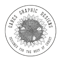 GABES GRAPHIC DESIGNS DESIGNED FOR THE BODY OF CHRIST logo