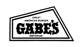 GABE'S GREAT AMERICAN BURGER EMPORIUM logo