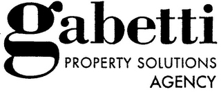 GABETTI PROPERTY SOLUTIONS AGENCY logo