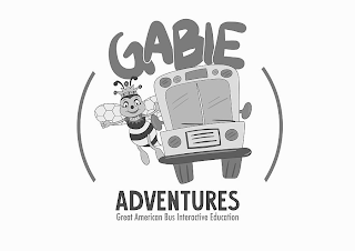 GABIE ADVENTURES GREAT AMERICAN BUS INTERACTIVE EDUCATION logo
