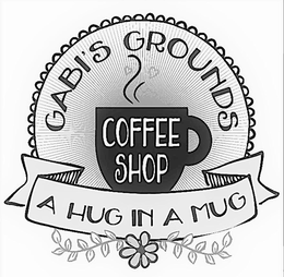 GABI'S GROUNDS COFFEE SHOP A HUG IN A MUG logo