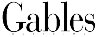 GABLES MAGAZINE logo