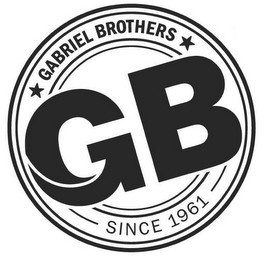GABRIEL BROTHERS GB SINCE 1961 logo