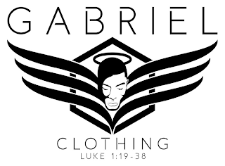 GABRIEL CLOTHING LUKE 1:19 - 38 logo