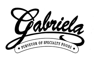 GABRIELA PURVEYOR OF SPECIALTY FOODS logo