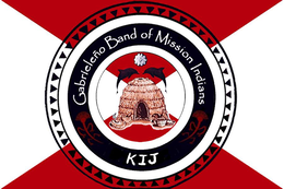 GABRIELEÑO BAND OF MISSION INDIANS  KIJ logo