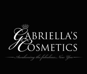 GABRIELLA'S COSMETICS AWAKENING THE FABULOUS NEW YOU logo