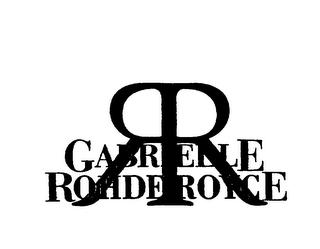 GABRIELLE ROHDE ROYCE RR logo