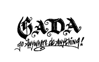 GADA GO ANYWHERE DO ANYTHING! logo