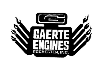 GAERTE ENGINES ROCHESTER, IND. logo