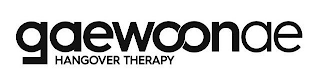 GAEWOONAE HANGOVER THERAPY logo