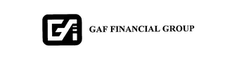 GAF FINANCIAL GROUP logo