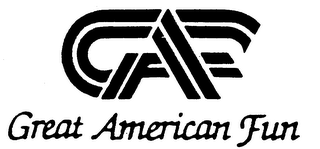GAF GREAT AMERICAN FUN logo