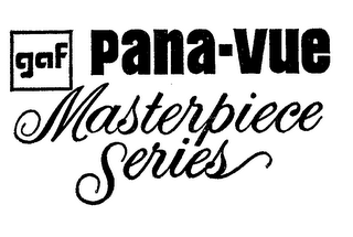 GAF PANA-VUE MASTERPIECE SERIES logo