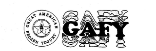 GAFY GREAT AMERICAN FROZEN YOGURT logo