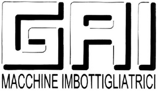 GAI MACCHINE IMBOTTIGLIATRICI logo