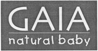 GAIA NATURAL BABY logo