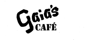GAIA'S CAFE logo