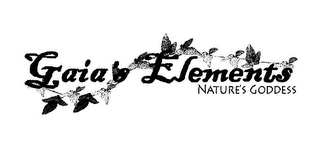 GAIA'S ELEMENTS NATURE'S GODDESS logo
