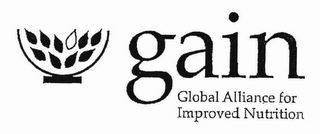 GAIN GLOBAL ALLIANCE FOR IMPROVED NUTRITION logo