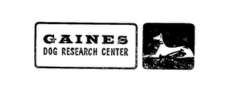 GAINES DOG RESEARCH CENTER logo