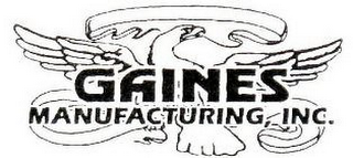 GAINES MANUFACTURING INC logo