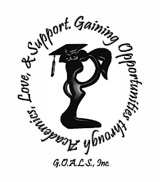 GAINING OPPORTUNITIES THROUGH ACADEMICS, LOVE, & SUPPORT. G.O.A.L.S., INC. logo