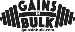 GAINS IN BULK GAINSINBULK.COM logo