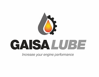 GAISALUBE INCREASE YOUR ENGINE PERFORMANCE logo