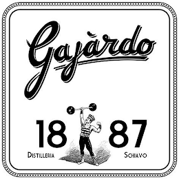 GAJÀRDO 1887 DISTILLERIA SCHIAVO logo