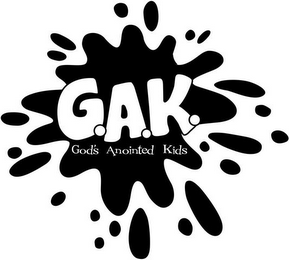 G.A.K. GOD'S ANOINTED KIDS logo