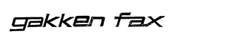GAKKEN FAX logo