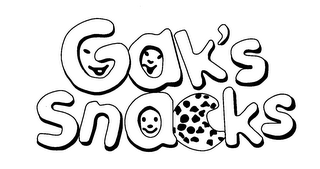 GAK'S SNACKS logo